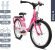 Двоколісний велосипед Steel 18 4320 pink рожевий