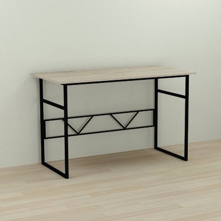 Письмовий стіл Ferrum-decor Райан 75x140x70 чорний ДСП Дуб Сонома 16мм (FRD-103722)