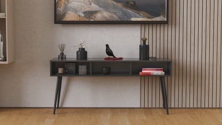 Тумба під телевізор Кентук Ferrum-decor 45x139x38 Чорний метал ДСП Сосна Кембра 16 мм (FRD-106728) Тумба під телевізор Кентук Ferrum-decor 45x139x38 Чорний метал ДСП Сосна Кембра 16 мм (FRD-106728)