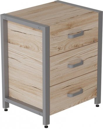 Тумба універсальна Ferrum-decor Вів'єн 3 50x41x40 сірий ДСП Дуб Сан-Марино 16мм (FRD-104197) Тумба універсальна Ferrum-decor Вів'єн 3 50x41x40 сірий ДСП Дуб Сан-Марино 16мм (FRD-104197)