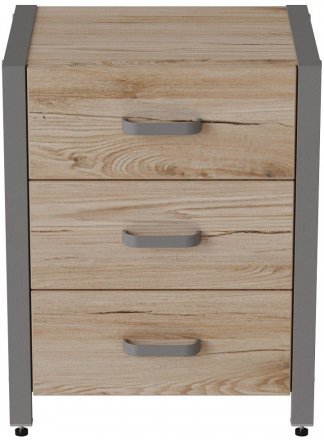 Тумба універсальна Ferrum-decor Вів'єн 3 50x41x40 сірий ДСП Дуб Сан-Марино 16мм (FRD-104197) Тумба універсальна Ferrum-decor Вів'єн 3 50x41x40 сірий ДСП Дуб Сан-Марино 16мм (FRD-104197)
