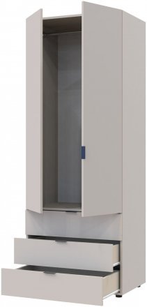 Шафа розпашна для одягу Doros Гелар 77,5х49,5х203,4 см Кашемір (DRS-011237) Шафа розпашна для одягу Doros Гелар 77,5х49,5х203,4 см Кашемір (DRS-011237)