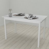 Стіл кухонний Ferrum-decor Беніта 75x120x60 Білий ДСП Біле 16мм (FRD-106266) Стіл кухонний Ferrum-decor Беніта 75x120x60 Білий ДСП Біле 16мм (FRD-106266)