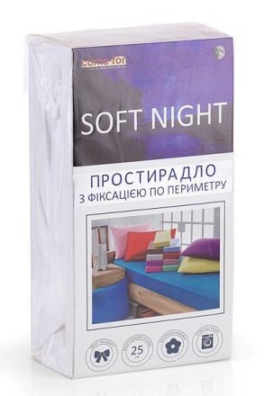 В'язане покривало Soft Night бірюзове 160х200 см