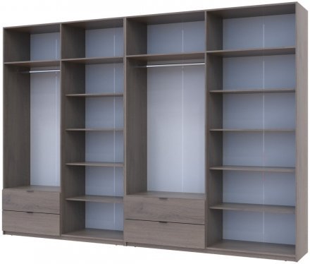 Комплект шаф для одягу Doros Лукас (2 шт.) 340х50х240 см Канноло (DRS-011858) Комплект шаф для одягу Doros Лукас (2 шт.) 340х50х240 см Канноло (DRS-011858)