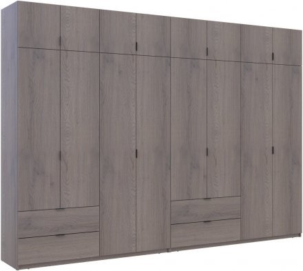 Комплект шаф для одягу Doros Лукас (2 шт.) 340х50х240 см Канноло (DRS-011858) Комплект шаф для одягу Doros Лукас (2 шт.) 340х50х240 см Канноло (DRS-011858)