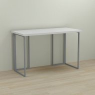 Письмовий стіл Ferrum-decor Ханна 76x140x70 сірий ДСП Біле 32мм (FRD-101446)