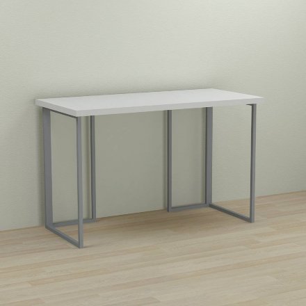 Письмовий стіл Ferrum-decor Ханна 76x140x70 сірий ДСП Біле 32мм (FRD-101446)