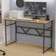 Комп'ютерний стіл Ferrum-decor Раян 75x140x70 чорний ДСП Дуб Сан-Марино 16мм (FRD-103724) Комп'ютерний стіл Ferrum-decor Раян 75x140x70 чорний ДСП Дуб Сан-Марино 16мм (FRD-103724)