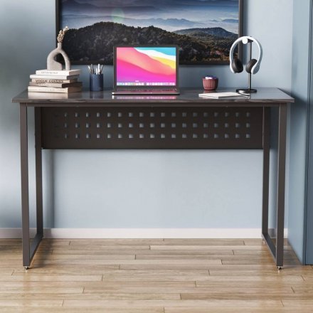 Комп'ютерний стіл Ferrum-decor Майк 75x100x60 чорний ДСП Сосна Кембра 16мм (FRD-103851) Комп'ютерний стіл Ferrum-decor Майк 75x100x60 чорний ДСП Сосна Кембра 16мм (FRD-103851)