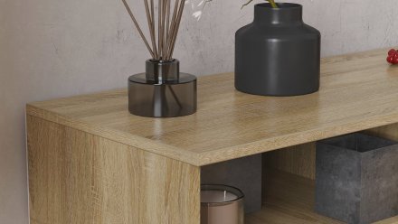 Тумба під телевізор Кентук Ferrum-decor 45x139x38 Чорний метал ДСП Дуб Сонома 16 мм (FRD-106730) Тумба під телевізор Кентук Ferrum-decor 45x139x38 Чорний метал ДСП Дуб Сонома 16 мм (FRD-106730)