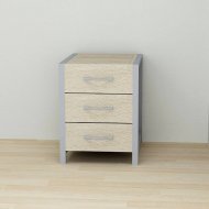 Тумба універсальна Ferrum-decor Вів'єн 3 50x41x40 сірий ДСП Дуб Сонома 16мм (FRD-104198) Тумба універсальна Ferrum-decor Вів'єн 3 50x41x40 сірий ДСП Дуб Сонома 16мм (FRD-104198)