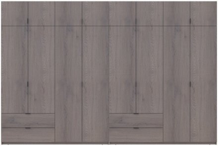 Комплект шаф для одягу Doros Лукас (2 шт.) 360х50х240 см Канноло (DRS-011859) Комплект шаф для одягу Doros Лукас (2 шт.) 360х50х240 см Канноло (DRS-011859)