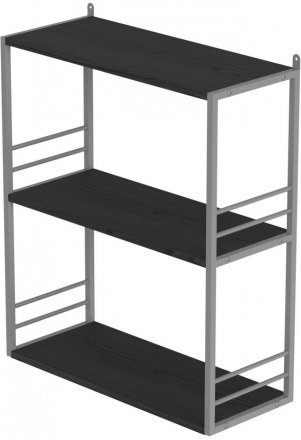 Книжкова полиця універсальна Ferrum-decor Стим 2 74x63x26 сірий ДСП Сосна Кембра 16мм (FRD-104120) Книжкова полиця універсальна Ferrum-decor Стим 2 74x63x26 сірий ДСП Сосна Кембра 16мм (FRD-104120)
