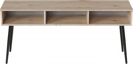 Тумба під телевізор Кентуки Ferrum-decor 45x139x38 Чорний метал ДСП Дуб Сан-Марино 16 мм (FRD-106732) Тумба під телевізор Кентуки Ferrum-decor 45x139x38 Чорний метал ДСП Дуб Сан-Марино 16 мм (FRD-106732)