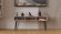 Тумба під телевізор Кентуки Ferrum-decor 45x139x38 Чорний метал ДСП Дуб Сан-Марино 16 мм (FRD-106732)