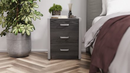 Тумба універсальна Ferrum-decor Вів'єн 3 50x41x40 сірий ДСП Сосна Кембра 16мм (FRD-104200) Тумба універсальна Ferrum-decor Вів'єн 3 50x41x40 сірий ДСП Сосна Кембра 16мм (FRD-104200)