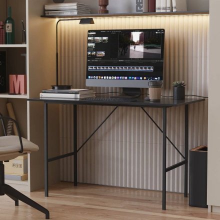 Стіл письмовий Line Тайм Ferrum-decor 750x1200x600 Чорний метал ДСП Сосна Кембра 16 мм (FRD-104887) Стіл письмовий Line Тайм Ferrum-decor 750x1200x600 Чорний метал ДСП Сосна Кембра 16 мм (FRD-104887)
