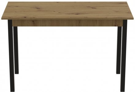 Стіл кухонний Ferrum-decor Маріо 75x120x80 Чорний ДСП Дуб Артизан 16мм (FRD-105739) Стіл кухонний Ferrum-decor Маріо 75x120x80 Чорний ДСП Дуб Артизан 16мм (FRD-105739)