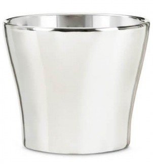 Кашпо для квітів Mirror Silver кераміка 17 дзеркальний 58691 Кашпо для квітів Mirror Silver кераміка 17 дзеркальний 58691