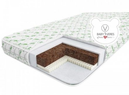 Матрац Baby Veres Latex+ Aloe vera 140х190х22 см 53.1111.08