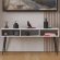 Тумба під телевізор Кентук Ferrum-decor 45x139x38 Чорний метал ДСП Білий 16 мм (FRD-106733)