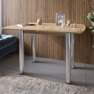 Обідній стіл розкладний LION Нота Дуб Аппалачі 60x90/90x120 (LION-041280) Обідній стіл розкладний LION Нота Дуб Аппалачі 60x90/90x120 (LION-041280)