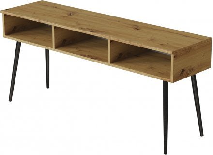 Тумба під телевізор Кентуки Ferrum-decor 45x139x38 Чорний метал ДСП Дуб Артизан 16 мм (FRD-106734) Тумба під телевізор Кентуки Ferrum-decor 45x139x38 Чорний метал ДСП Дуб Артизан 16 мм (FRD-106734)