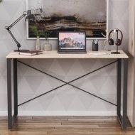 Письмовий стіл Ferrum-decor Серії Конект 75x120x60 чорний ДСП Дуб Сан-Марино 16мм (FRD-104202)