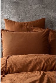 Постільна білизна Burumcuk tutun табак king size 220х240 см Постільна білизна Burumcuk tutun табак king size 220х240 см
