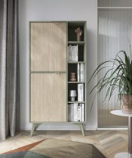 Стелаж Perfect Home Форест / Forest RG80 2-дверний Евкаліпт/ялиця сканді (PFH-091478) Стелаж Perfect Home Форест / Forest RG80 2-дверний Евкаліпт/ялиця сканді (PFH-091478)