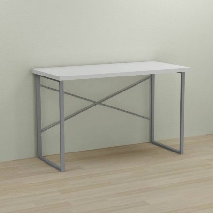 Письмовий стіл Ferrum-decor Дейв 76x120x60 сірий ДСП Біле 32мм (FRD-102373)