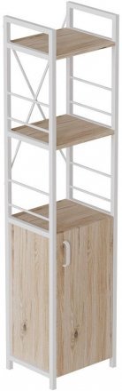 Етажерка 3/34 Ferrum-decor Серії Конект із тумбою 144x34x28 Білий ДСП Сан-Марино (FRD-104429) Етажерка 3/34 Ferrum-decor Серії Конект із тумбою 144x34x28 Білий ДСП Сан-Марино (FRD-104429)