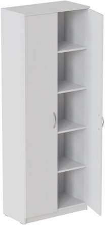Шафа Анжело Ferrum-decor на 5 полиць 2 двері 1900x800x380 ДСП Біле 16 мм (FRD-105049)
