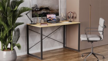Письмовий стіл Ferrum-decor Серії Конект 75x120x600 чорний ДСП Дуб Артизан 16мм (FRD-104203) Письмовий стіл Ferrum-decor Серії Конект 75x120x600 чорний ДСП Дуб Артизан 16мм (FRD-104203)