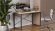 Письмовий стіл Ferrum-decor Серії Конект 75x120x600 чорний ДСП Дуб Артизан 16мм (FRD-104203)