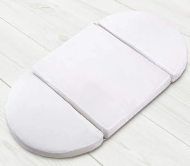 Матрац дитячий овальний BabySleep Transformer КРК 3в1 жакард 122х71х8 см