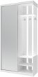 Передпокій з дзеркалом Doros City One Door 110х45х210 см Білий (DRS-011404)