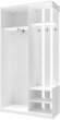 Передпокій з дзеркалом Doros City One Door 110х45х210 см Білий (DRS-011404)