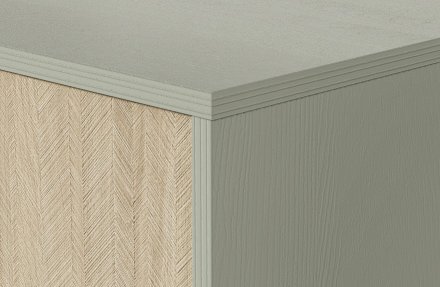 Тумба під ТВ Perfect Home Форест / Forest RTV158 3-дверна Евкаліпт/ялиця сканді (PFH-091474)