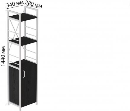 Етажерка 3/34 Ferrum-decor Серії Конект із тумбою 144x34x28 Білий ДСП Сосна Кембра (FRD-104430) Етажерка 3/34 Ferrum-decor Серії Конект із тумбою 144x34x28 Білий ДСП Сосна Кембра (FRD-104430)