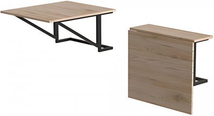 Стіл розкладний Олександр 2 Ferrum-decor 750x600x700 Чорний метал ДСП Дуб Сан-Марино 16 мм (FRD-104893) Стіл розкладний Олександр 2 Ferrum-decor 750x600x700 Чорний метал ДСП Дуб Сан-Марино 16 мм (FRD-104893)