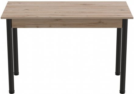 Стіл кухонний Ferrum-decor Беніта 75x120x60 Чорний ДСП Сан-Марино 16мм (FRD-105643)