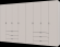 Комплект шаф для одягу Doros Гелар (2 шт.) 310х49,5х203,4 см Кашемір (DRS-011243)