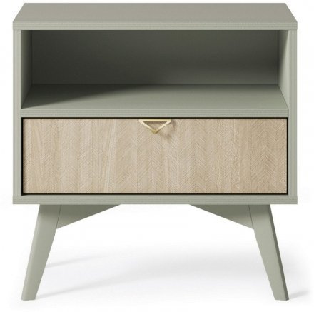 Тумба приліжкова Perfect Home Форест / Forest S54 з 1 шухлядою Евкаліпт/ялиця сканді (PFH-091473) Тумба приліжкова Perfect Home Форест / Forest S54 з 1 шухлядою Евкаліпт/ялиця сканді (PFH-091473)