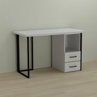 Письмовий стіл Ferrum-decor Отто 76x140x70 чорний ДСП Біле 32мм (FRD-103606) Письмовий стіл Ferrum-decor Отто 76x140x70 чорний ДСП Біле 32мм (FRD-103606)