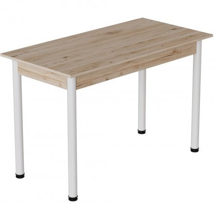 Стіл кухонний Ferrum-decor Беніта 75x120x70 Білий ДСП Сан-Марино 16мм (FRD-105644) Стіл кухонний Ferrum-decor Беніта 75x120x70 Білий ДСП Сан-Марино 16мм (FRD-105644)