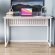 Стіл письмовий Майк Ferrum-decor 75x120x70 Білий метал ДСП Бетон 16 мм (FRD-106532)