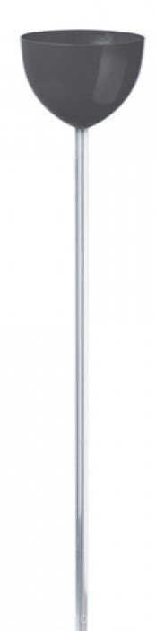 Кашпо для квітів SkyPot пластик 16 на ніжці сірий 56027