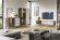 Вітрина висока з підсвіткою Вічі / Vici WT103 2-дверна Горіх/кашемір Perfect Home Польща (PFH-091278)